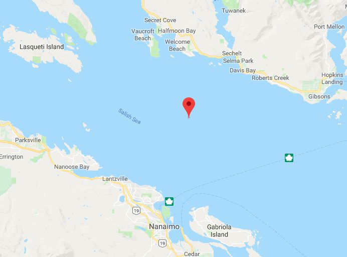 Navy ship spills fuel in Strait of Georgia