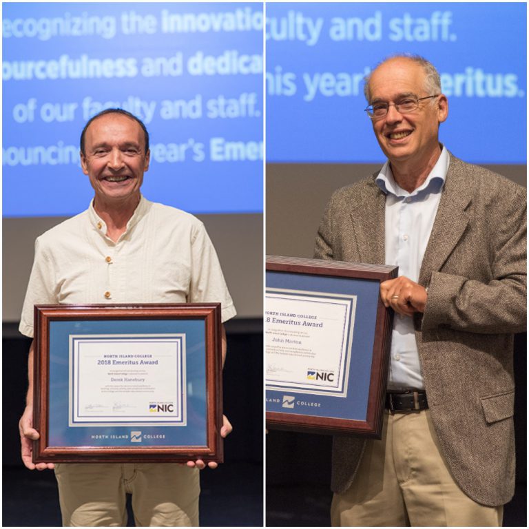 North Island College faculty receive Emeritus honours