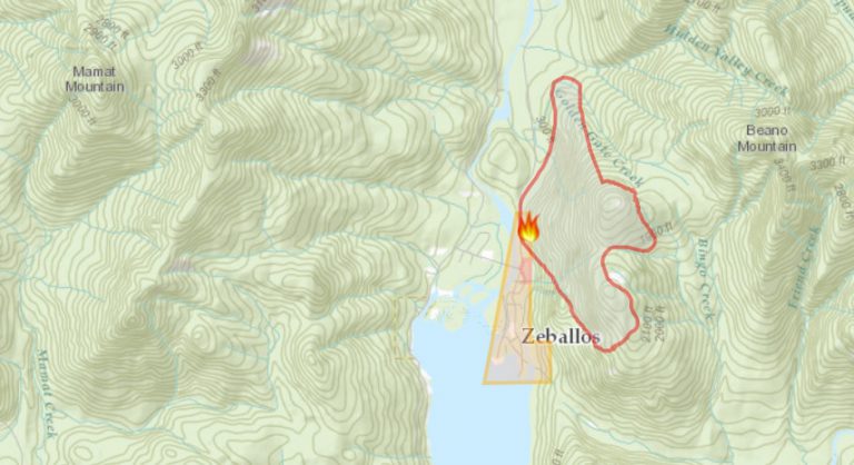 Evacuation order issued in Zeballos due to landslide risk