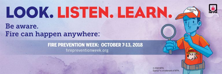 Look, listen and learn the key points of this year’s Fire Prevention Week