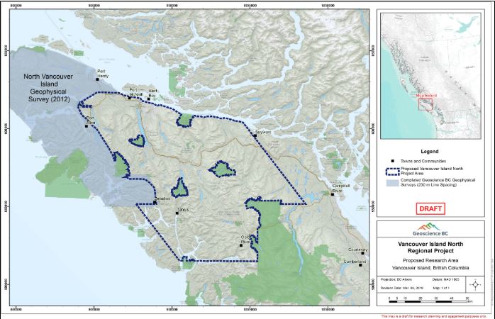 North Island to be surveyed for potential mineral deposits: Geoscience BC