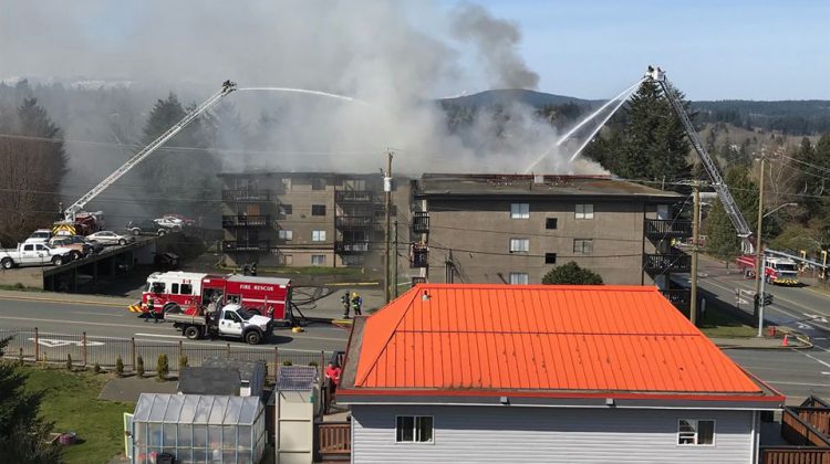 Campbell River community rallying around victims of apartment fire