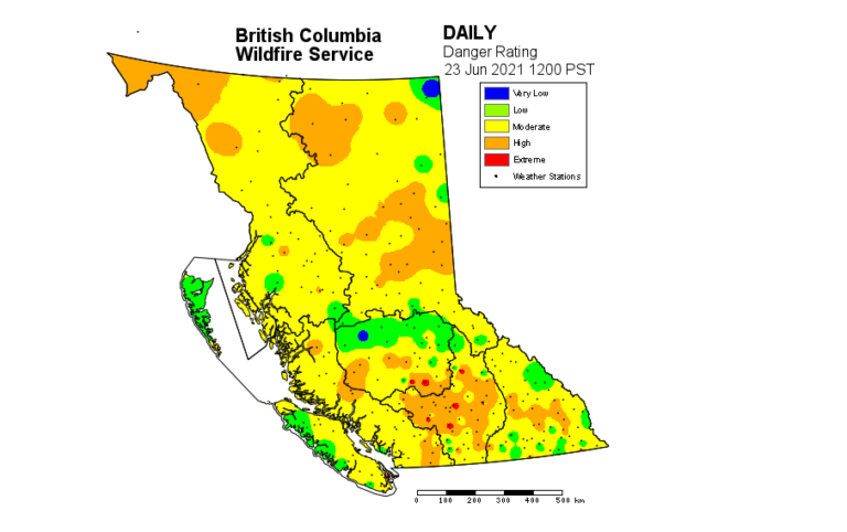 Heatwave has wildfire officials stressing vigilance