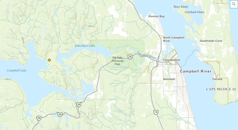 Wildfire near Campbell River ‘under control’ thanks to quick action from crews