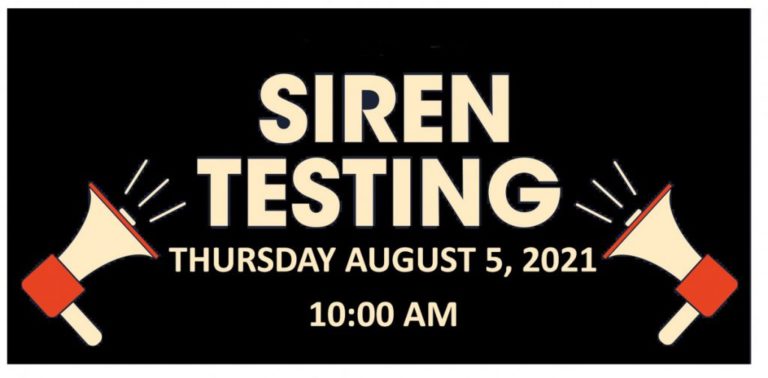 First Nations testing emergency siren tomorrow