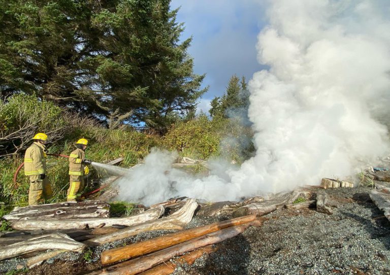 Abandoned campfire sparks reminder from Port Hardy Fire