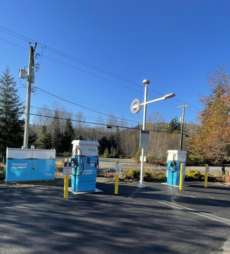 EV fast charging stations up and running in Sayward