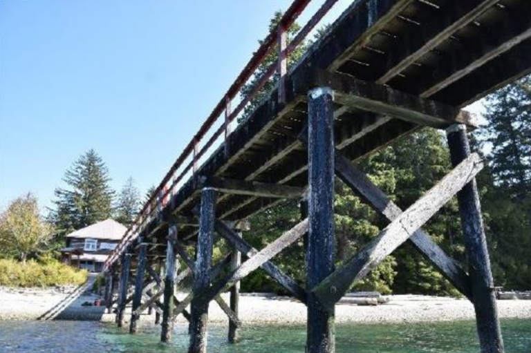 Wharf at historic Port Neville eyed for $1 sale