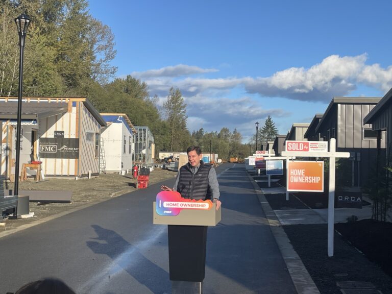 Eby announces plan to fast-track home construction business, slams Rustad’s