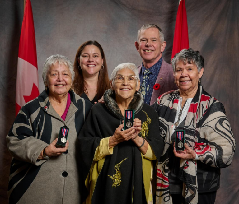 Indigenous elders at VIU honoured with Coronation medals