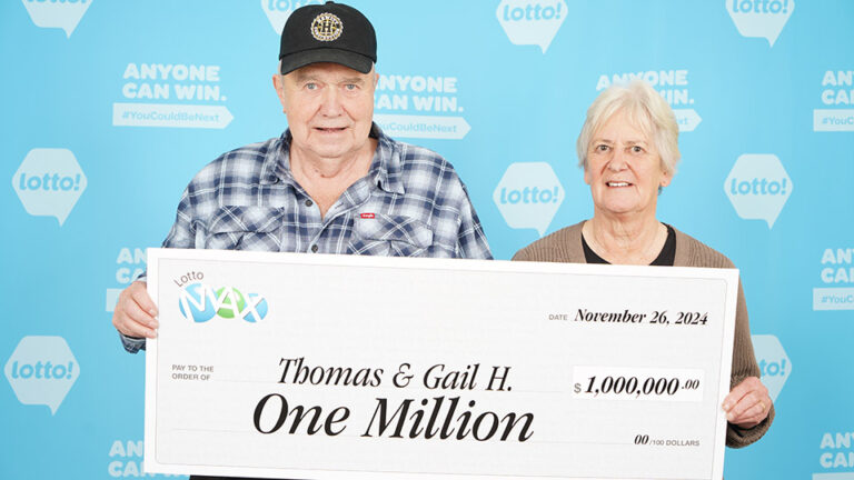 Lucky couple in Duncan wins Lotto Max prize