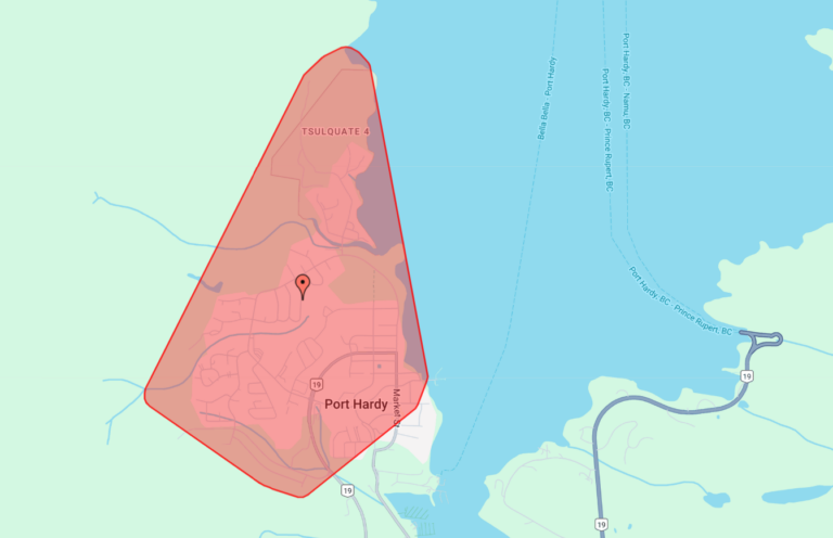 UPDATE: Power restored in Port Hardy, after morning outage