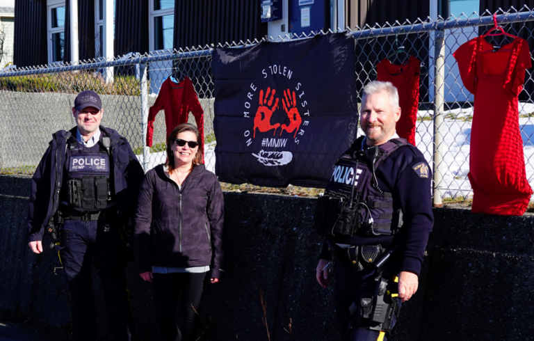 Police participate in healing gathering at Alert Bay Big House